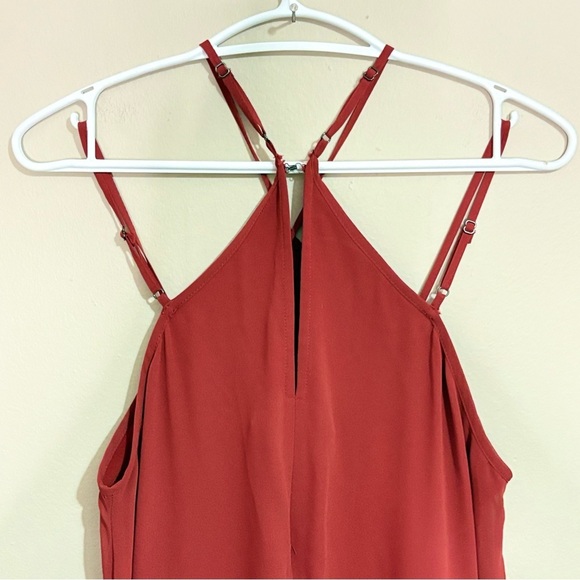 BCBGeneration Red Halter Style Flowy Mini Dress - Picture 15 of 16